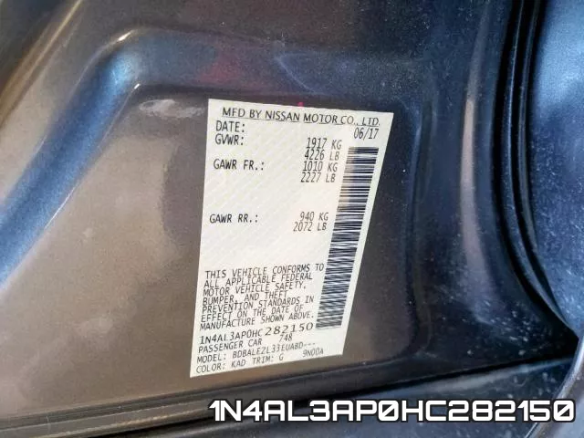 1N4AL3AP0HC282150 фото 2