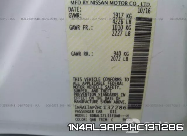1N4AL3AP2HC137286 фото 10