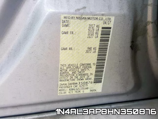 1N4AL3AP8HN350876 фото 2