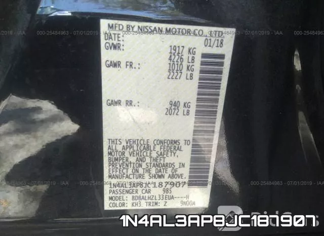 1N4AL3AP8JC187907 фото 10