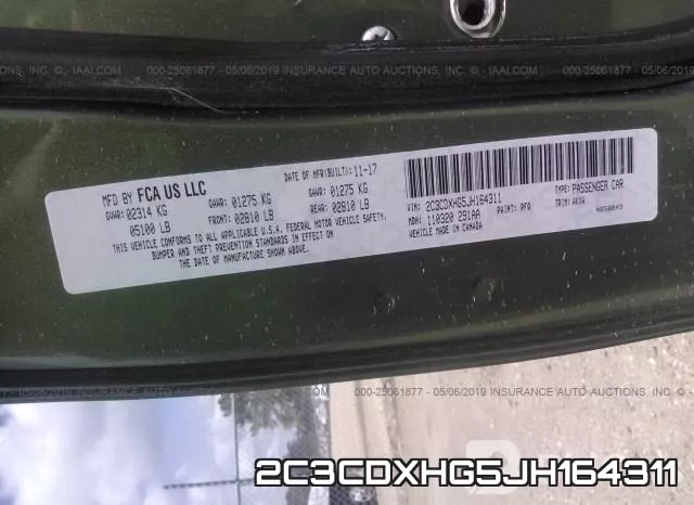 2C3CDXHG5JH164311 фото 10