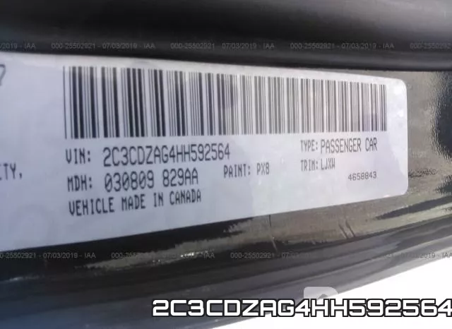 2C3CDZAG4HH592564 фото 10