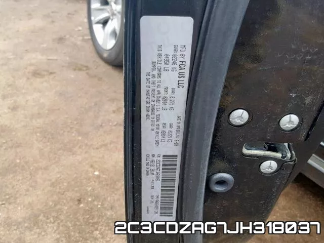 2C3CDZAG7JH318037 фото 2