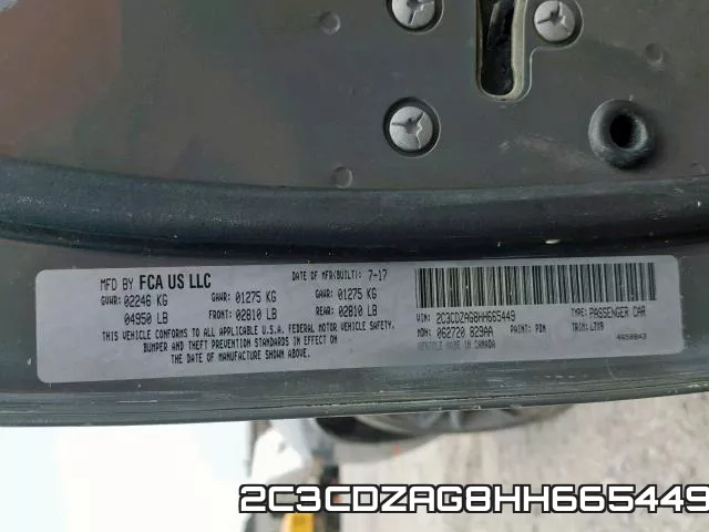 2C3CDZAG8HH665449 фото 2