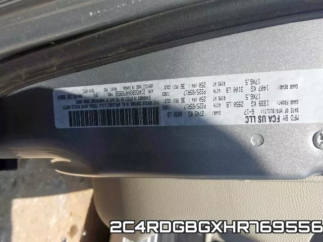 2C4RDGBGXHR769556 фото 2