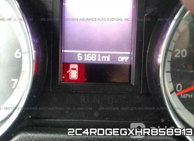 2C4RDGEGXHR858913 фото 8