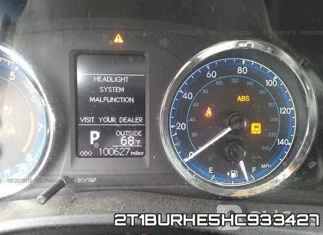 2T1BURHE5HC933427 фото 8