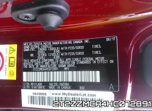 2T2ZZMCA4HC072891 фото 10