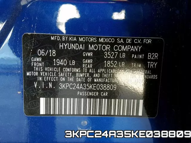 3KPC24A35KE038809 фото 2