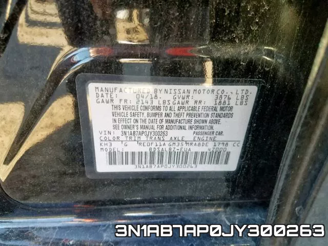 3N1AB7AP0JY300263 фото 2
