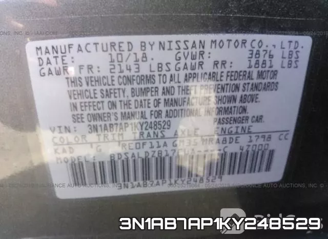 3N1AB7AP1KY248529 фото 9