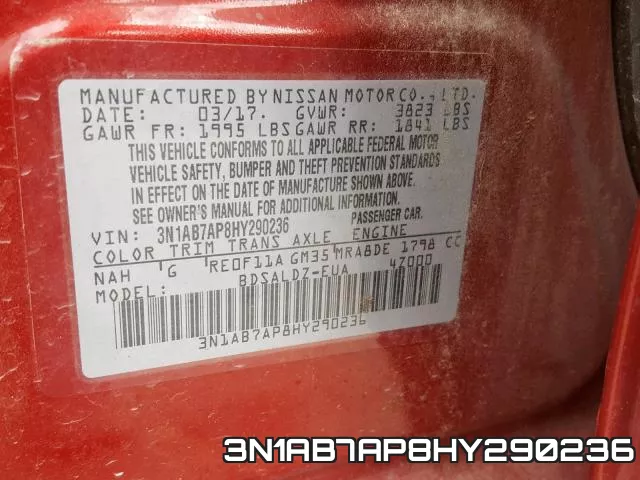 3N1AB7AP8HY290236 фото 2