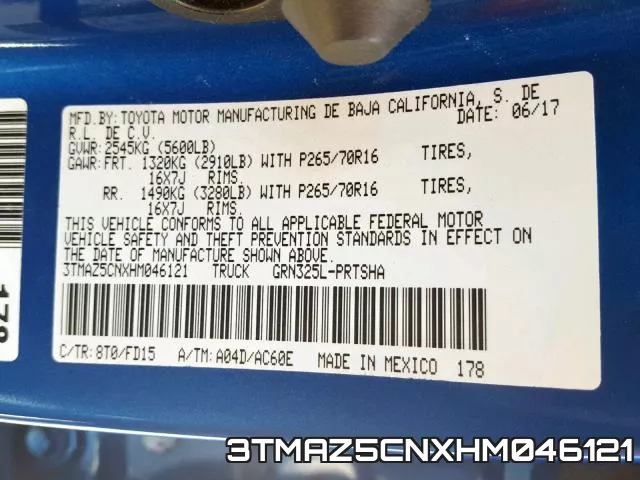 3TMAZ5CNXHM046121 фото 2