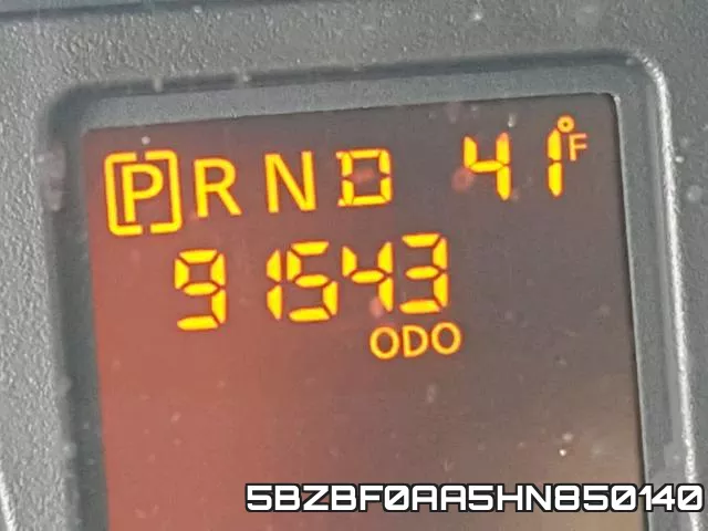 5BZBF0AA5HN850140 фото 9