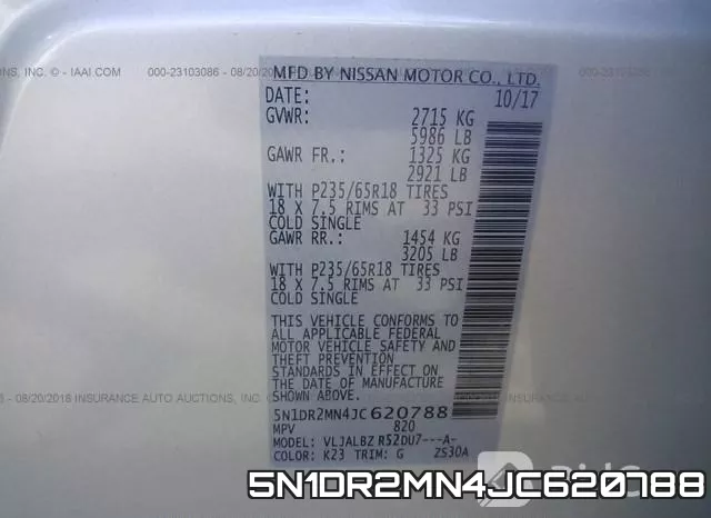 5N1DR2MN4JC620788 фото 10