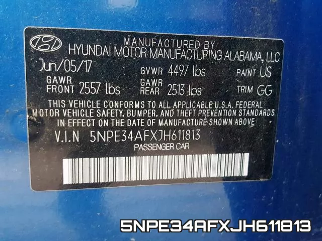 5NPE34AFXJH611813 фото 2