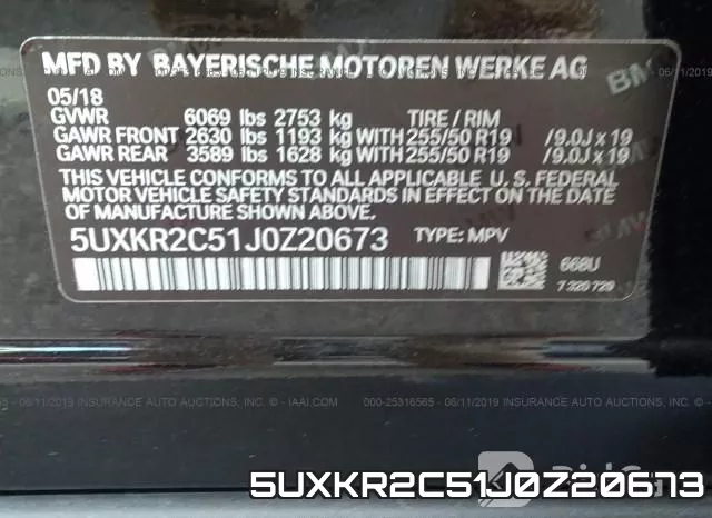 5UXKR2C51J0Z20673 фото 10