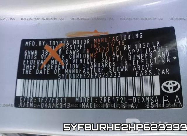 5YFBURHE2HP623333 фото 10