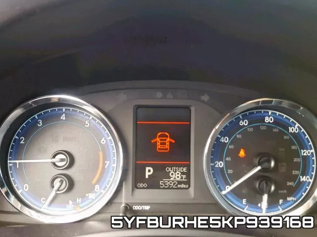 5YFBURHE5KP939168 фото 9