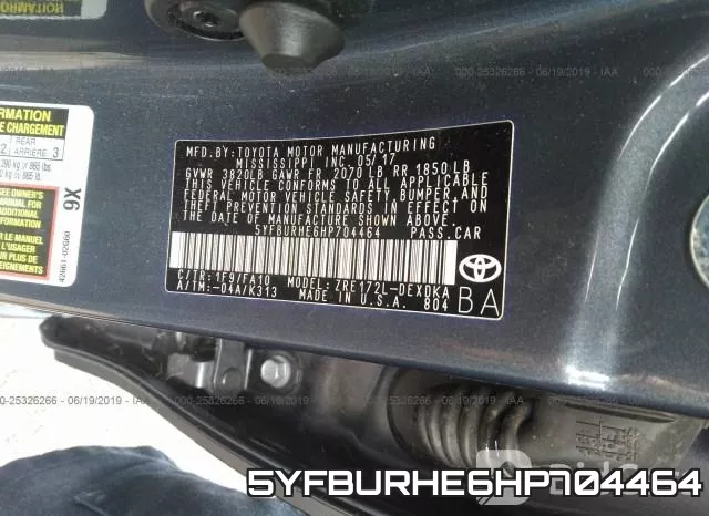 5YFBURHE6HP704464 фото 10