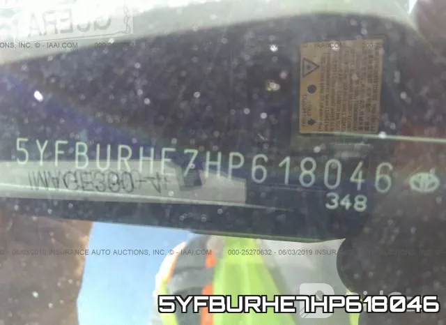 5YFBURHE7HP618046 фото 10