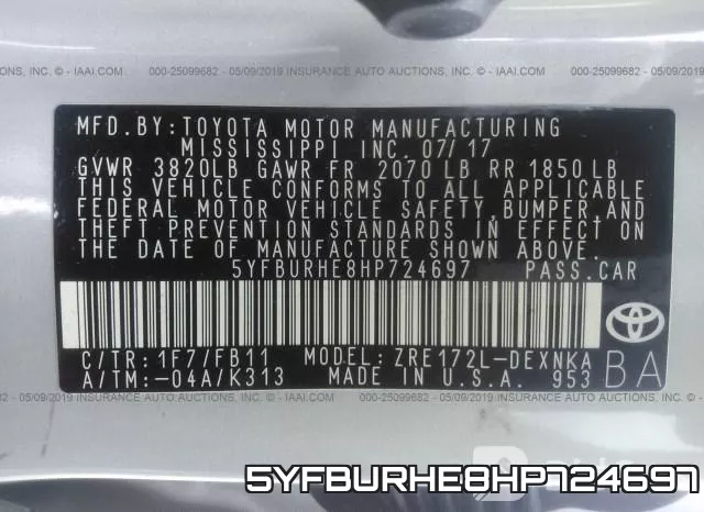 5YFBURHE8HP724697 фото 10