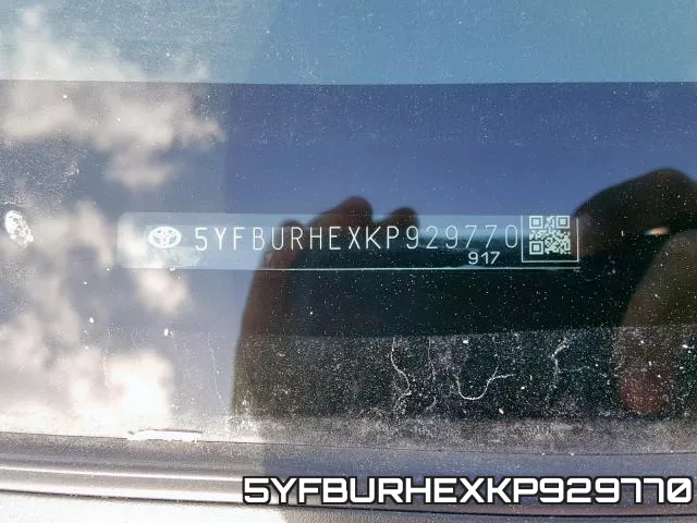 5YFBURHEXKP929770 фото 2