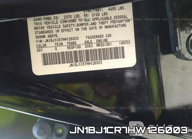 JN1BJ1CR7HW126003 фото 10