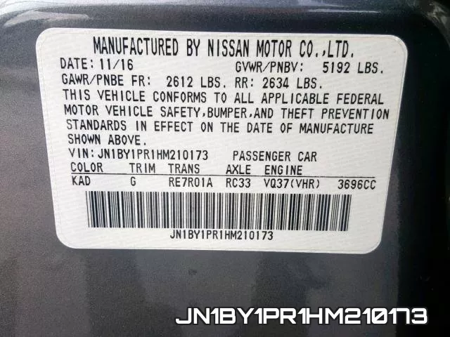 JN1BY1PR1HM210173 фото 2