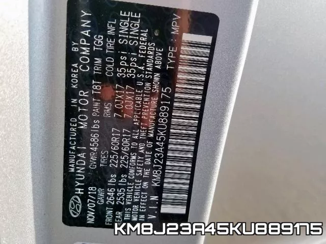 KM8J23A45KU889175 фото 2