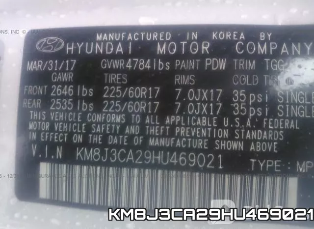 KM8J3CA29HU469021 фото 10