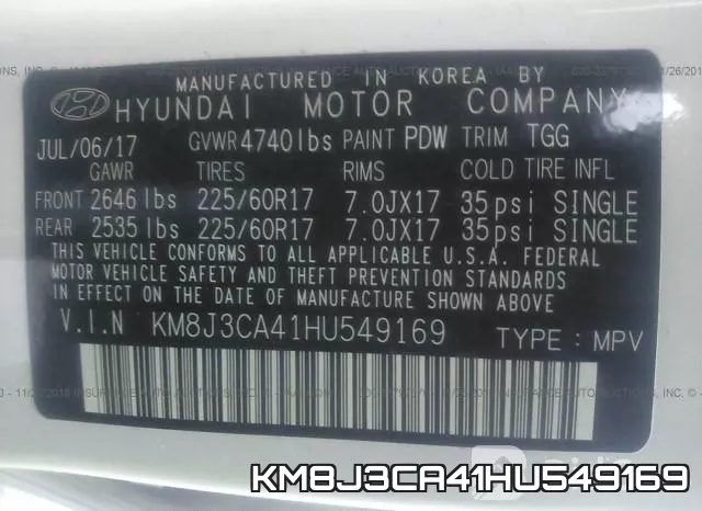 KM8J3CA41HU549169 фото 10