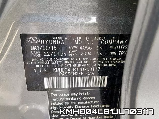 KMHD04LB1JU703117 фото 2