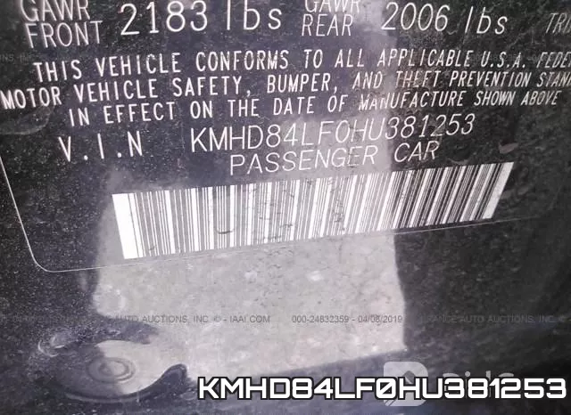 KMHD84LF0HU381253 фото 10