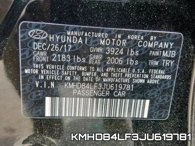 KMHD84LF3JU619781 фото 2