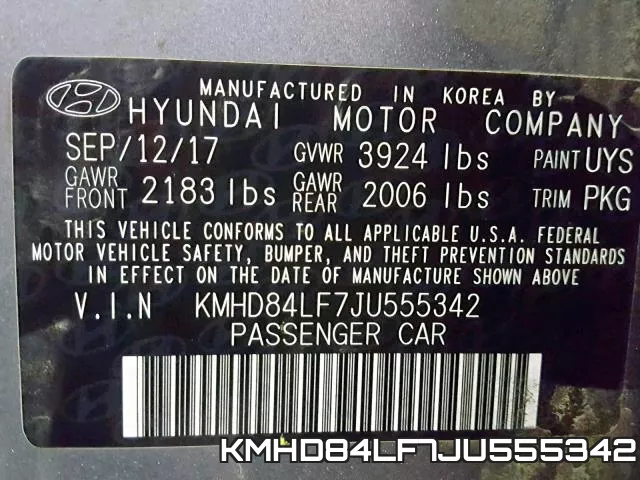 KMHD84LF7JU555342 фото 2