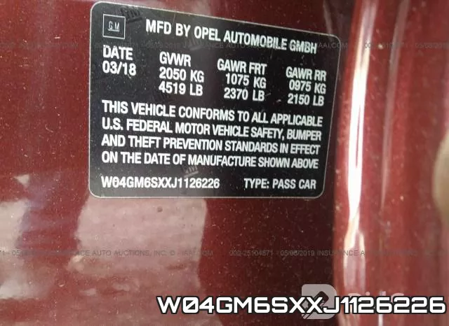 W04GM6SXXJ1126226 фото 10