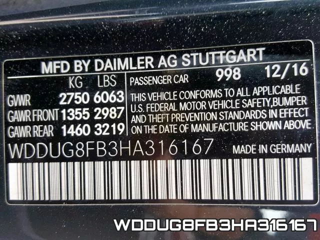 WDDUG8FB3HA316167 фото 2