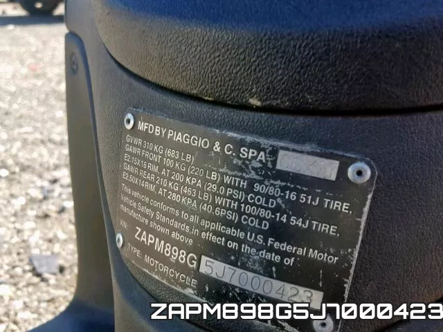 ZAPM898G5J7000423 фото 2