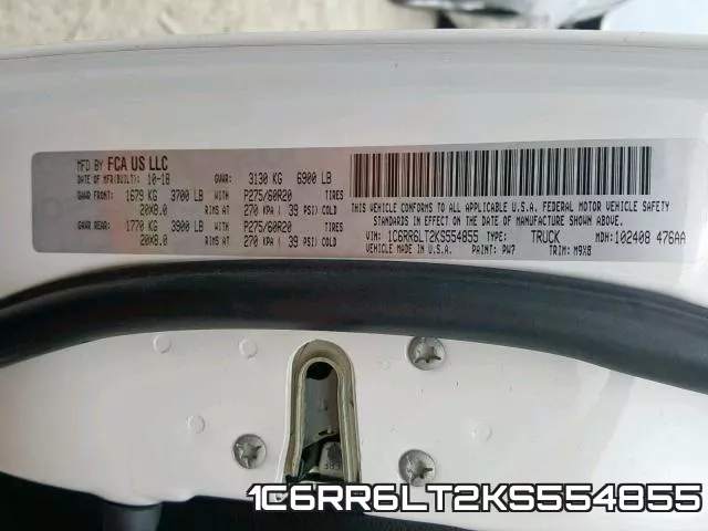 1C6RR6LT2KS554855 фото 2
