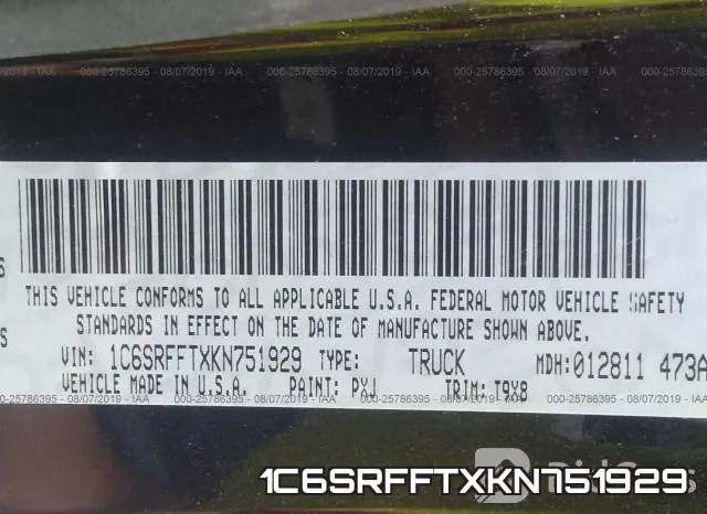 1C6SRFFTXKN751929 фото 10