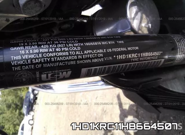 1HD1KRC11HB664507 фото 2