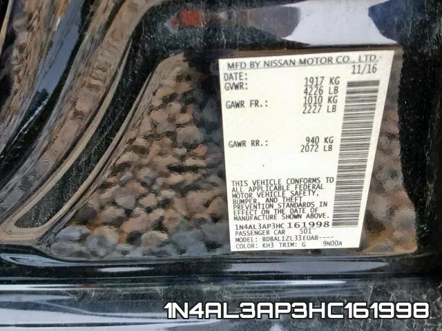 1N4AL3AP3HC161998 фото 2