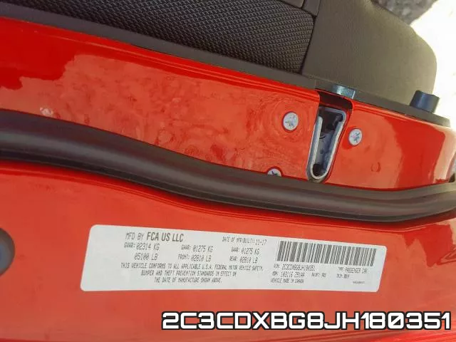 2C3CDXBG8JH180351 фото 2