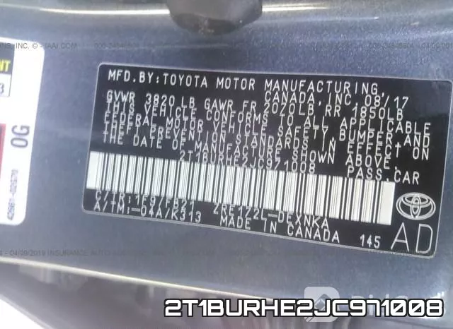 2T1BURHE2JC971008 фото 10