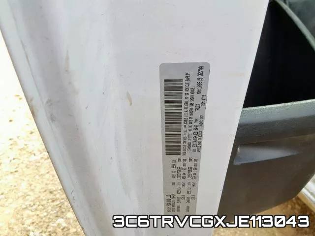 3C6TRVCGXJE113043 фото 2