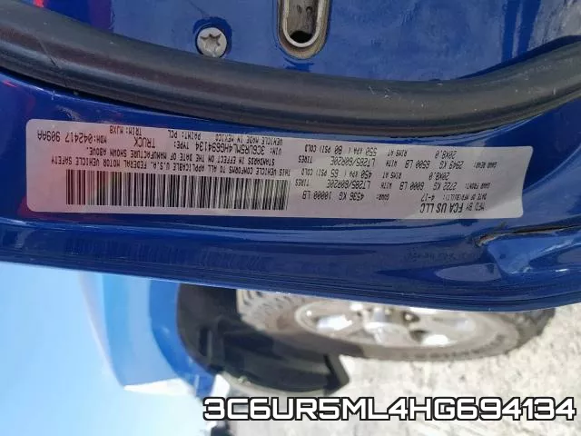 3C6UR5ML4HG694134 фото 2