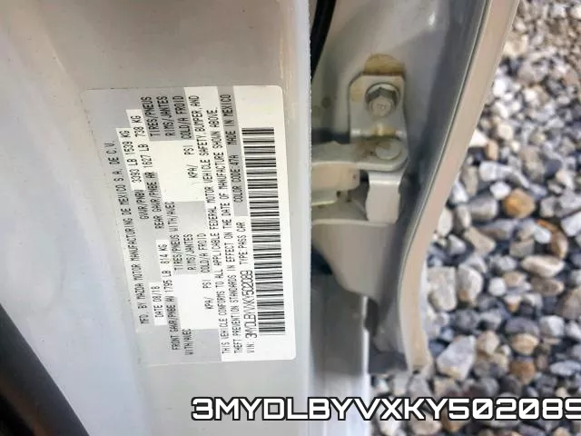 3MYDLBYVXKY502089 фото 2