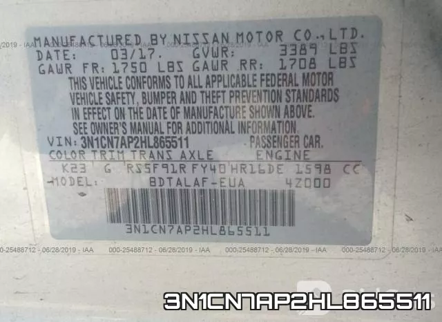 3N1CN7AP2HL865511 фото 10