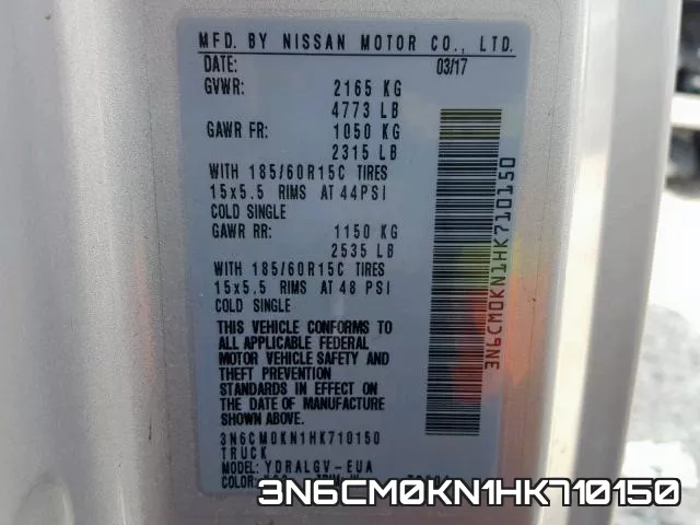 3N6CM0KN1HK710150 фото 2